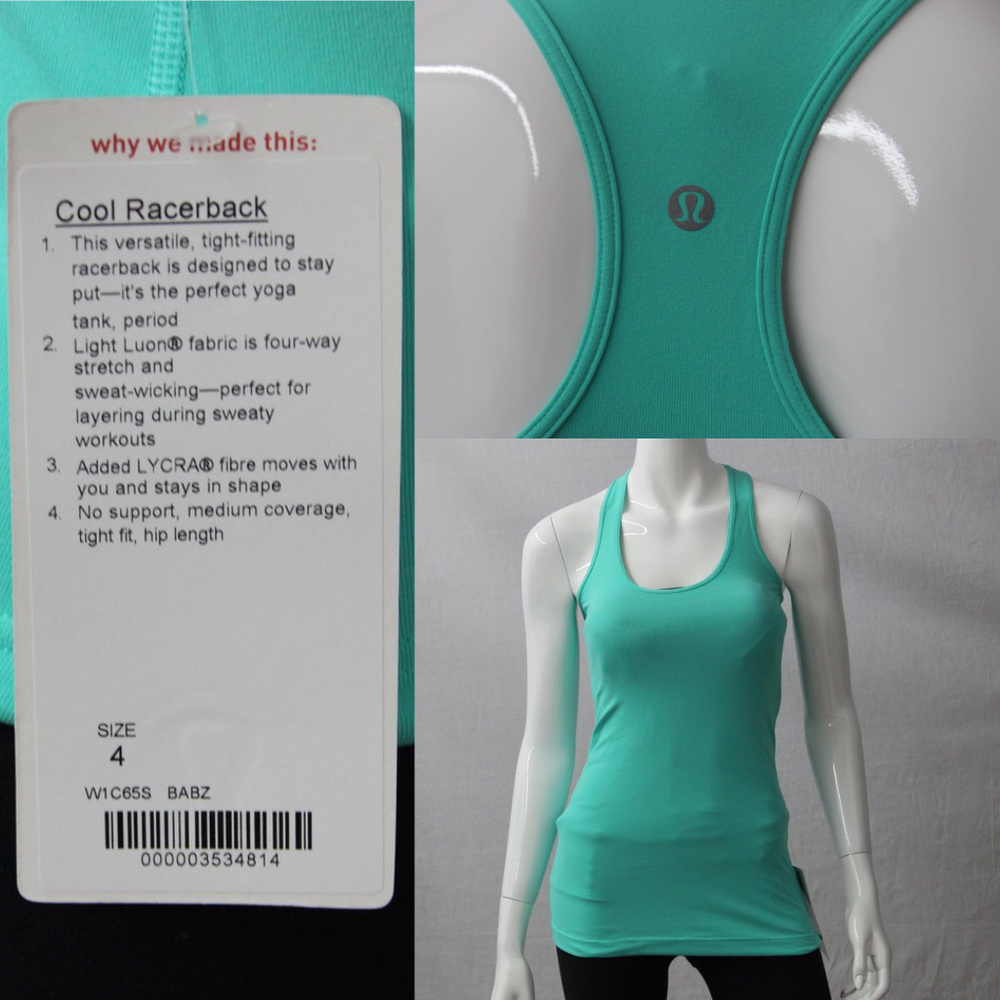 lululemon cool racerback bali breeze